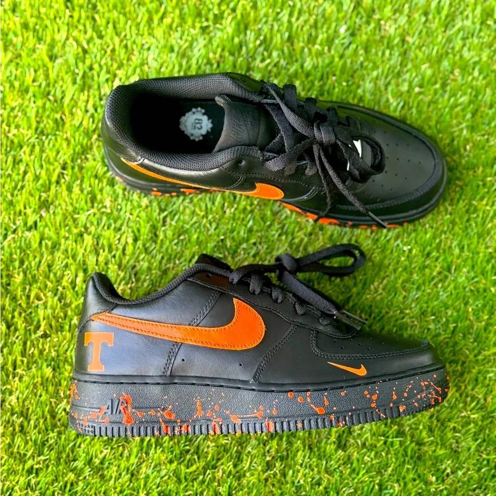 Custom Tennessee Vols Nike Air Force 1 W Sz 8/ Y6.5 - Picture 1 of 8